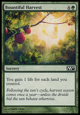 MTG 2010 Core Set 170: Bountiful Harvest 