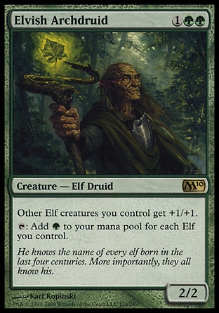 MTG 2010 Core Set 176: Elvish Archdruid 