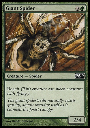Magic 2010 Core Set 185: Giant Spider 