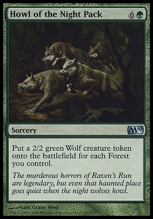 MTG 2010 Core Set 187: Howl of the Night Pack 