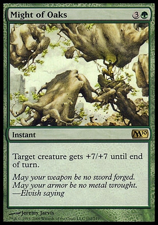 MTG 2010 Core Set 192: Might of Oaks 