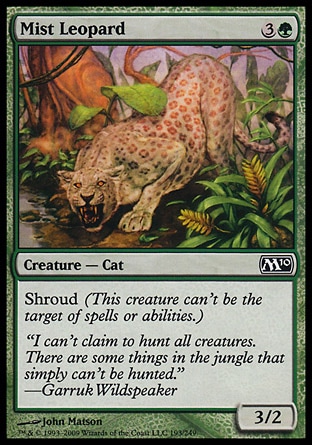 MTG 2010 Core Set 193: Mist Leopard 