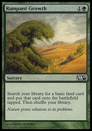 MTG 2010 Core Set 201: Rampant Growth 