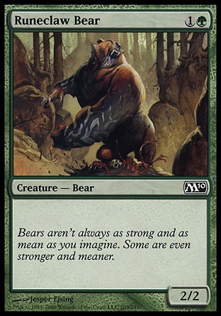 Magic 2010 Core Set 203: Runeclaw Bear 