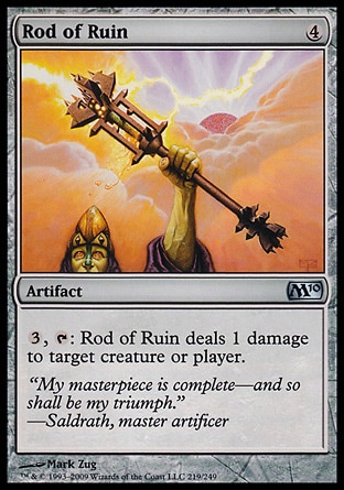 Magic 2010 Core Set 219: Rod of Ruin 