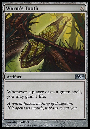 MTG 2010 Core Set 222: Wurms Tooth 