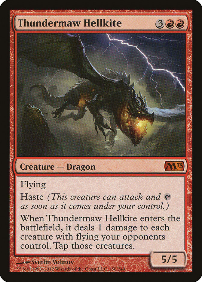 MTG: 2013 Core Set 150: Thundermaw Hellkite 