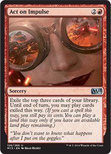 MTG 2015 Core Set 126: Act on Impulse 