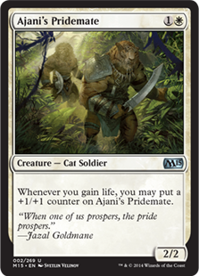 MTG 2015 Core Set 002: Ajanis Pridemate 