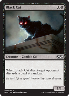 Magic 2015 Core Set 086: Black Cat 