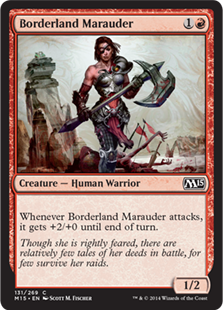 MTG 2015 Core Set 131: Borderland Marauder 