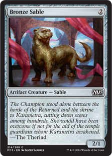 MTG 2015 Core Set 214: Bronze Sable 