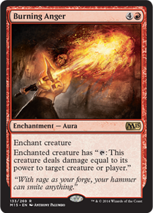 MTG 2015 Core Set 133: Burning Anger 