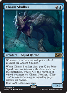 MTG 2015 Core Set 046: Chasm Skulker 