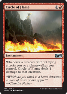 MTG 2015 Core Set 135: Circle of Flame 