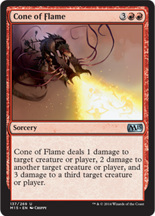 Magic 2015 Core Set 137: Cone of Flame 