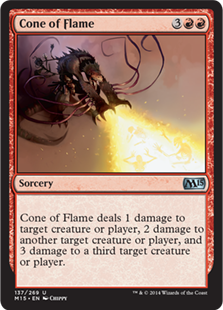 MTG 2015 Core Set 137: Cone of Flame 