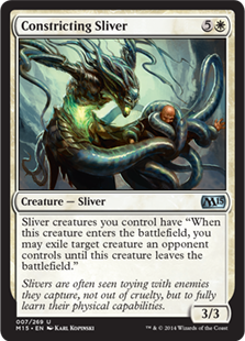 MTG 2015 Core Set 007: Constricting Sliver 