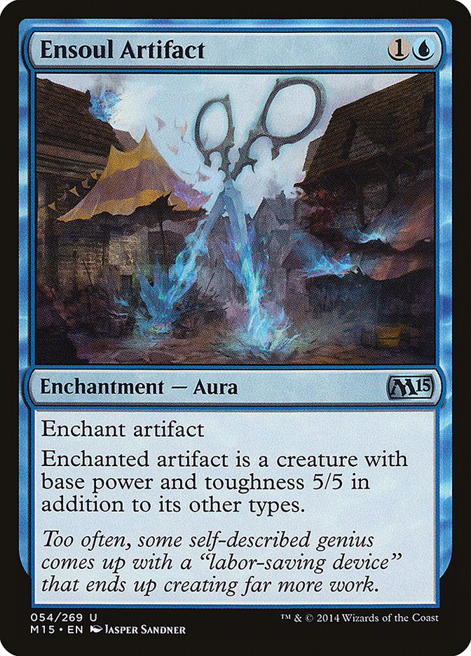MTG 2015 Core Set 054: Ensoul Artifact 