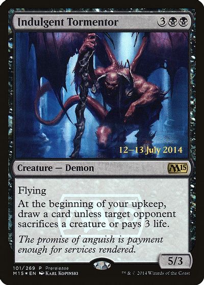 MTG 2015 Core Set 101: Indulgent Tormentor - Prerelease Foil 