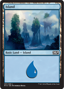 MTG: 2015 Core Set 255: Island - Foil 