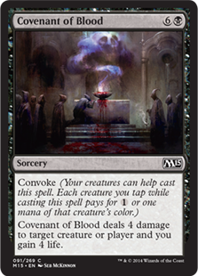 MTG 2015 Core Set 091: Covenant of Blood 