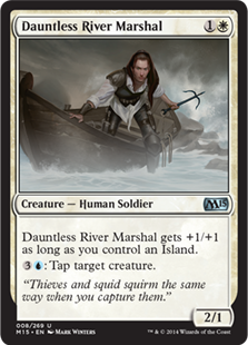 Magic 2015 Core Set 008: Dauntless River Marshal 