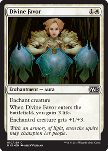 MTG 2015 Core Set 010: Divine Favor 