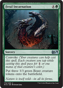 MTG 2015 Core Set 174: Feral Incarnation 