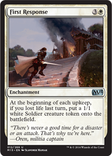 MTG 2015 Core Set 012: First Response 