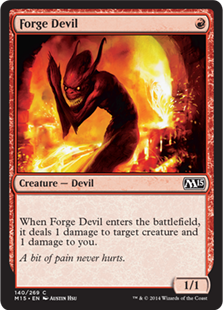Magic 2015 Core Set 140: Forge Devil 