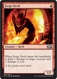MTG 2015 Core Set 140: Forge Devil 