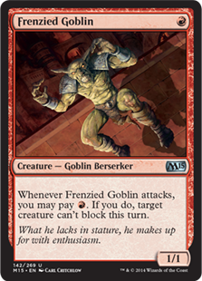 MTG 2015 Core Set 142: Frenzied Goblin 