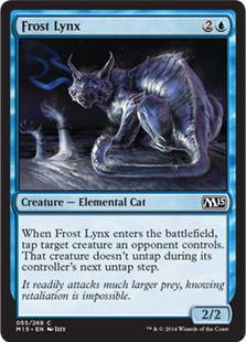 Magic 2015 Core Set 055: Frost Lynx - Foil 