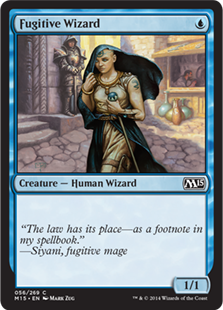 Magic 2015 Core Set 056: Fugitive Wizard 