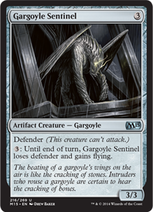Magic 2015 Core Set 216: Gargoyle Sentinel 