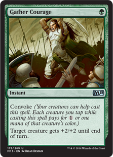 MTG 2015 Core Set 175: Gather Courage 