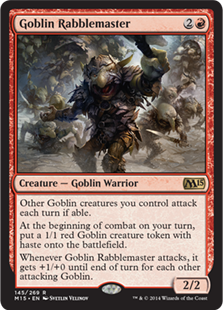 Magic 2015 Core Set 145: Goblin Rabblemaster 