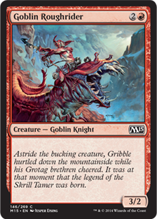 Magic 2015 Core Set 146: Goblin Roughrider 