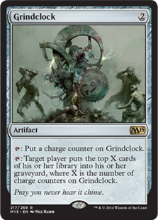 Magic 2015 Core Set 217: Grindclock 