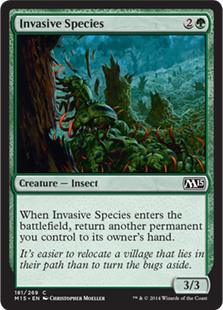MTG 2015 Core Set 181: Invasive Species 