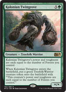 MTG 2015 Core Set 182: Kalonian Twingrove 