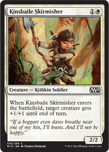 Magic 2015 Core Set 016: Kinsbaile Skirmisher - Foil 