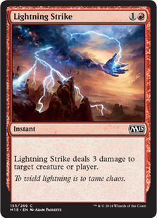 Magic 2015 Core Set 155: Lightning Strike 