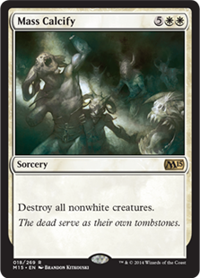MTG 2015 Core Set 018: Mass Calcify 