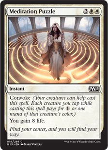 MTG 2015 Core Set 019: Meditation Puzzle 
