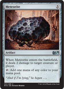 MTG 2015 Core Set 221: Meteorite 