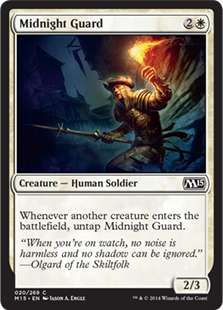 MTG 2015 Core Set 020: Midnight Guard 