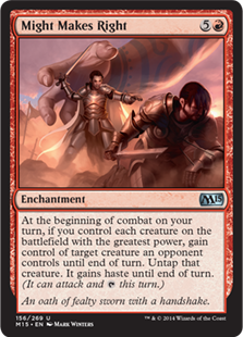 MTG 2015 Core Set 156: Might Makes Right 