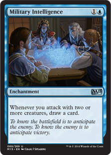 MTG 2015 Core Set 069: Military Intelligence 